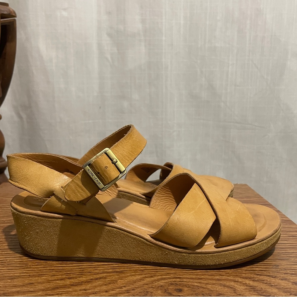 Kork-Ease Myrna natural leather sandals Size W 9 (40.5)